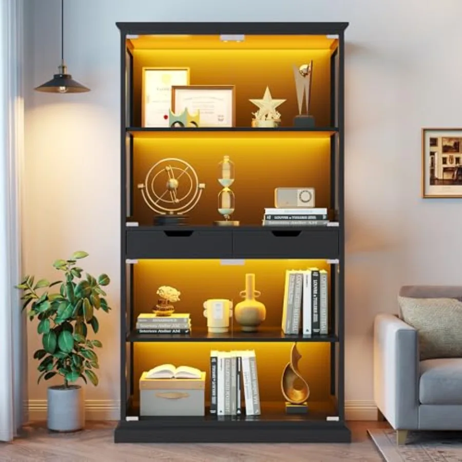 Vitrinekast met glazen deuren  - B & J Florist Supply Linwood recensie en prijs