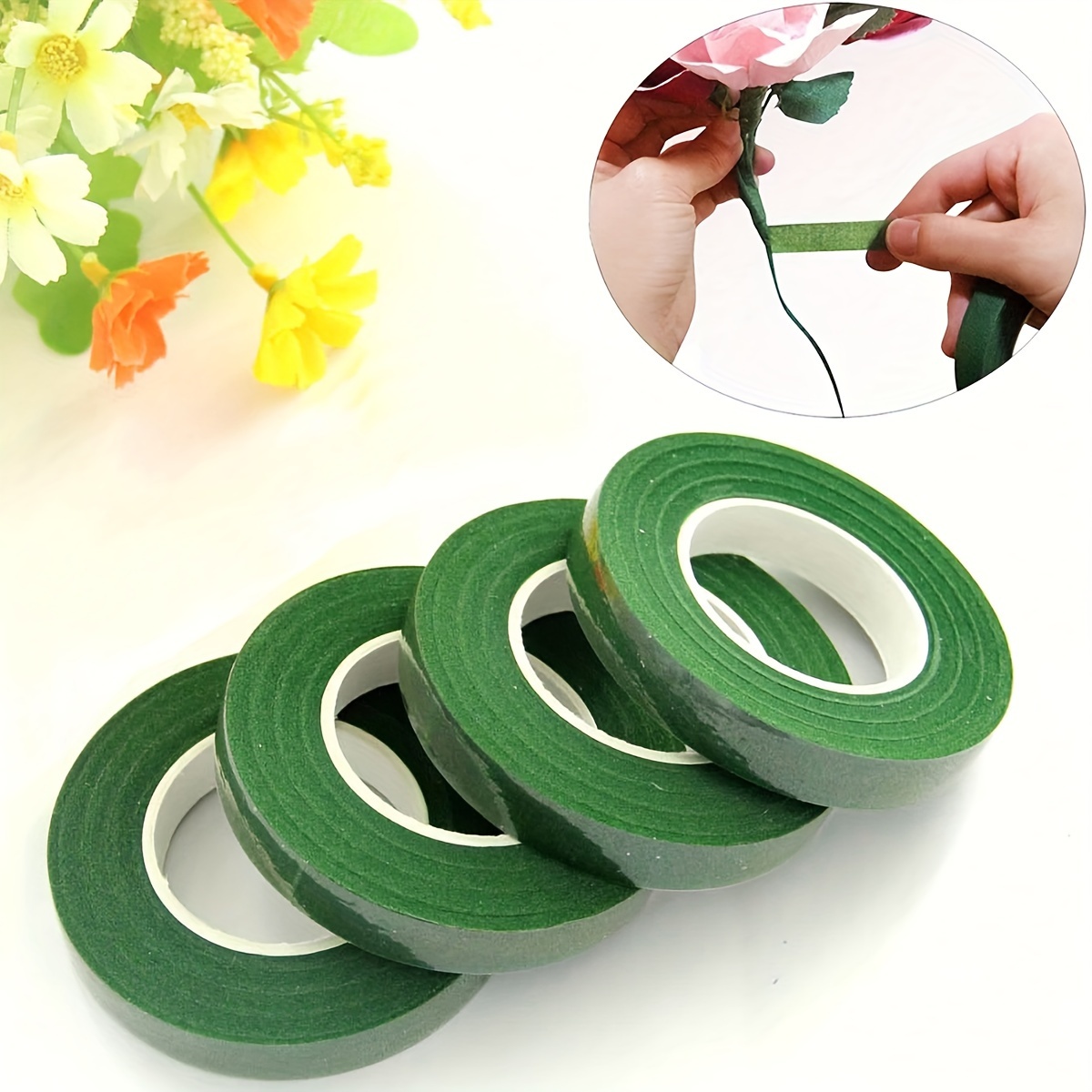 Bloemengroene papieren tape, D - Floral Tape Green recensie en prijs