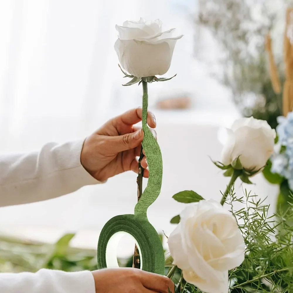 Groene mooie bloementapes 18 m - Floral Tape Green recensie en prijs