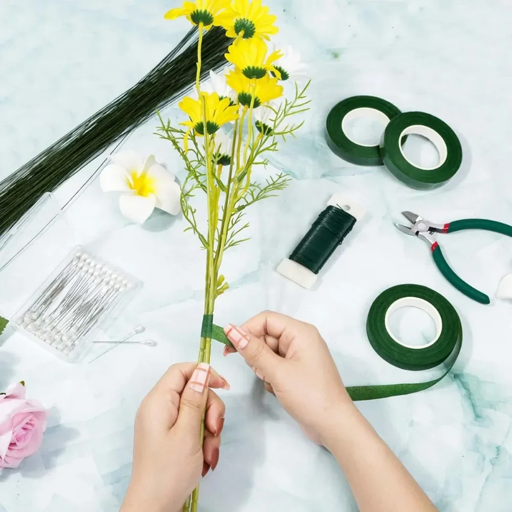 Groene mooie bloementapes 18 m - Floral Tape Green recensie en prijs