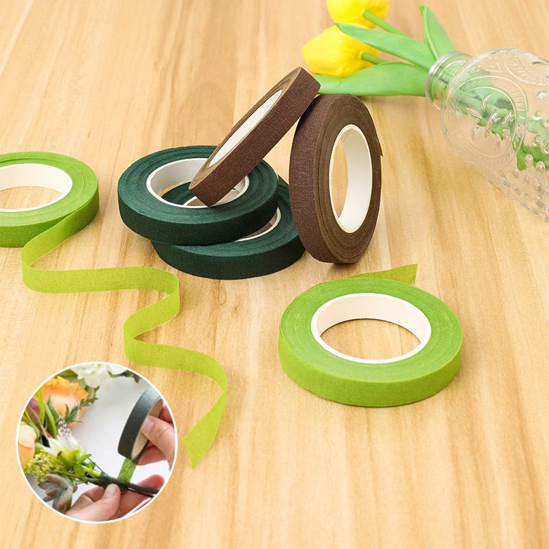 Handgemaakte bloemenboekettape - Floral Tape Green recensie en prijs