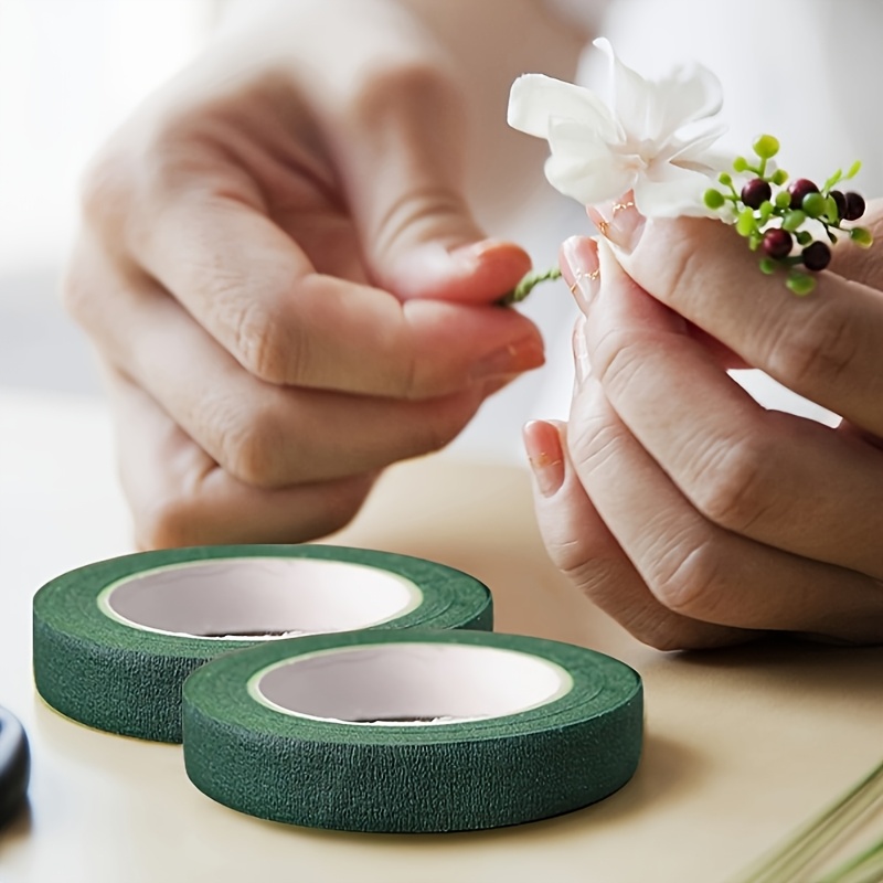 1. 8 stuks groene zelfklevende - Floral Tape Green recensie en prijs